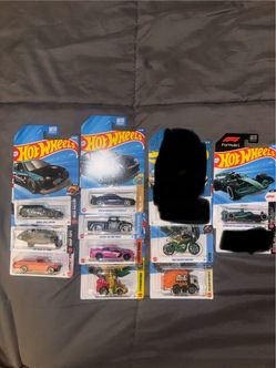 Hot Wheels $5 each or all 10 $30 ( Gold Corvette and Red F1 sold)