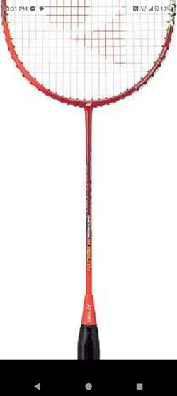 YONEX Astrox Smash Badminton Pre-Strung Racket (Black/Flame Red)(FG5)