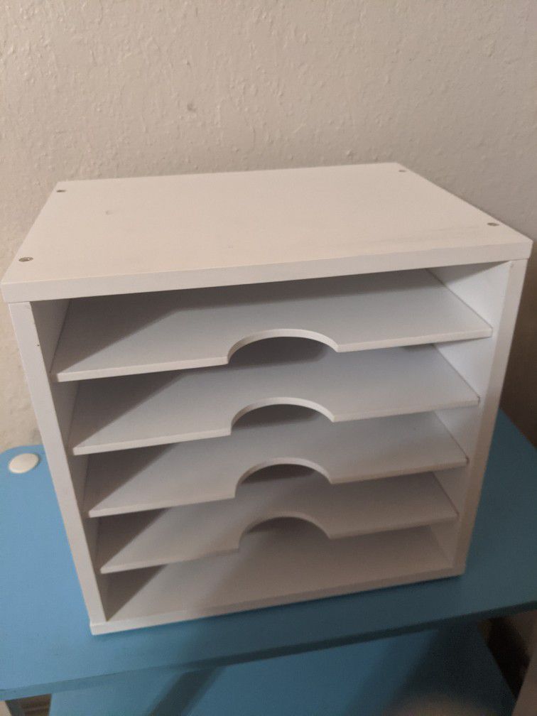 School Room Organizer Paper Storage