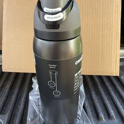 Owala FreeSip 40oz Insulated Stainless Steel Water Bottle - Very Very Dark NWT