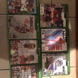 Xbox One Console And 7 Games