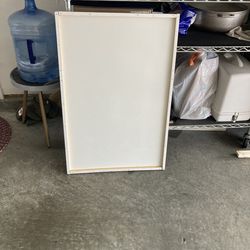 Dry erase magnetic heavy duty board