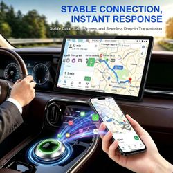 New in Box Wireless Carplay Adapter Plug-And-Play Converts Wired To Wireless