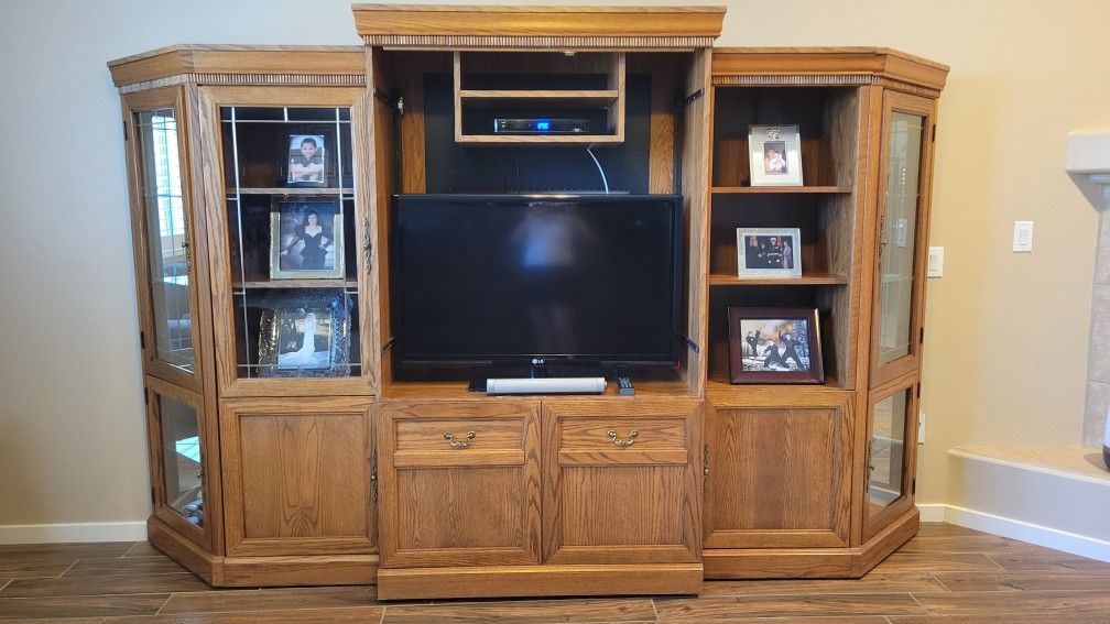 Wood Entertainment Center
