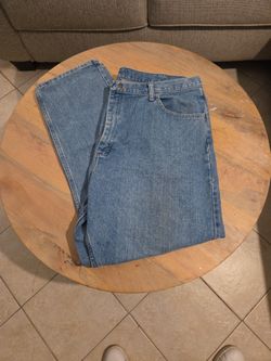 Mens Wrangler Jeans Relaxed Fit 42x30