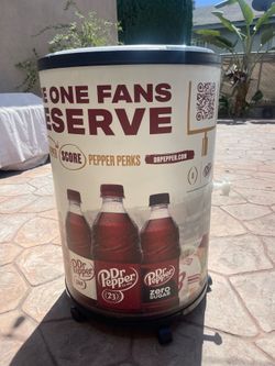 Insulated 72 Qt. Barrel Beverage Cooler