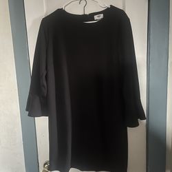 Black Knee Length Dress Sz Large