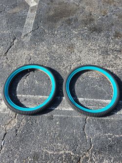 Clean bmx 20 inch tires and tubes 20 x 2.35