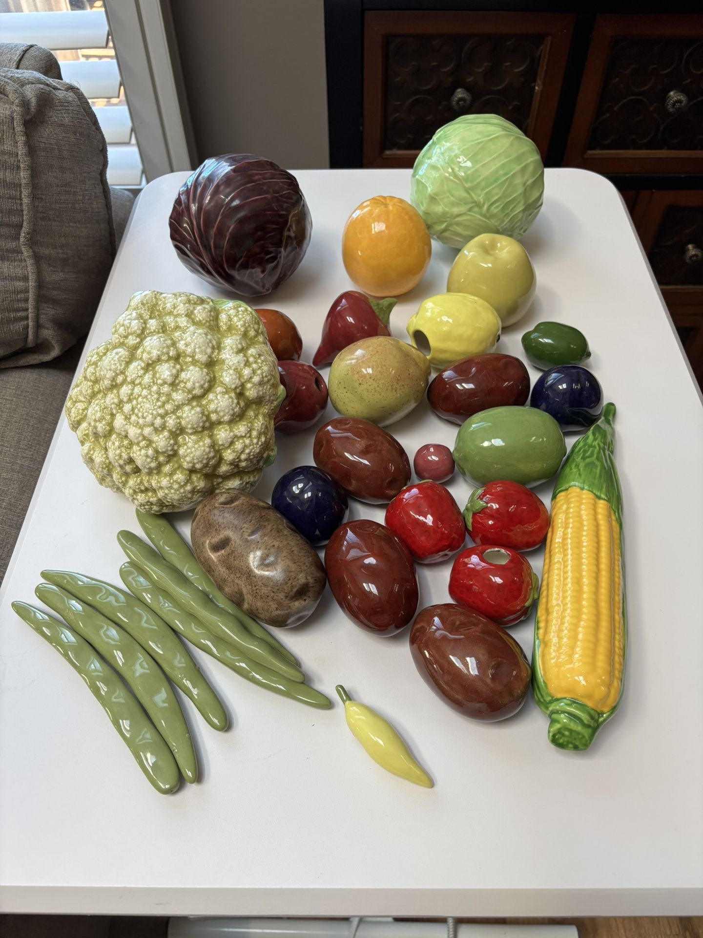 Ceramic fruits and Vegetables