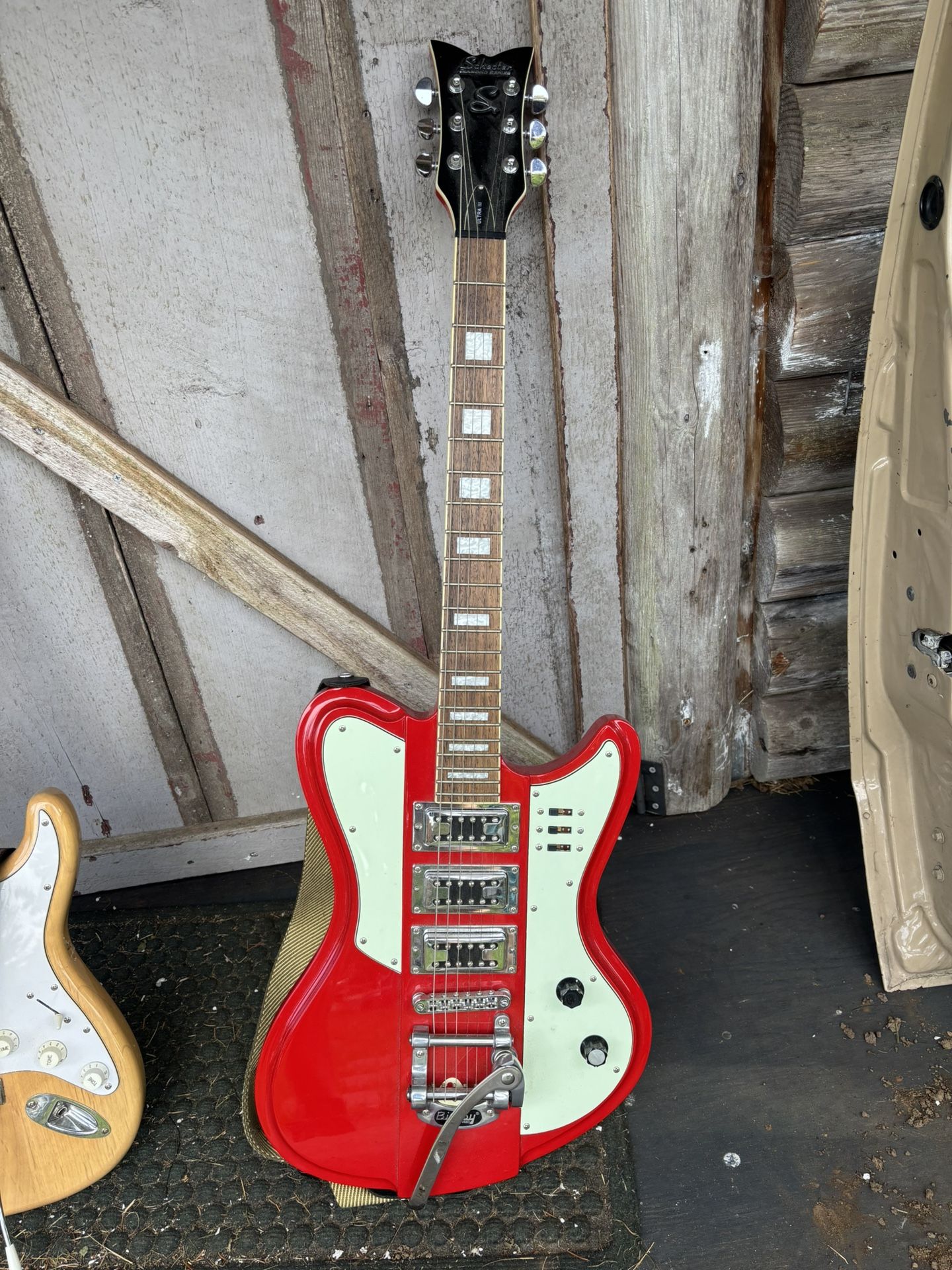 Schecter Ultra 3 And Stratocaster