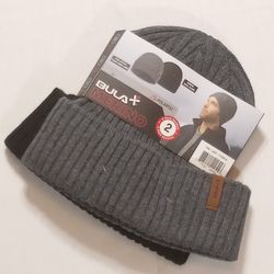 Bula Unisex Merino Wool Blend Beanie 2-Pack