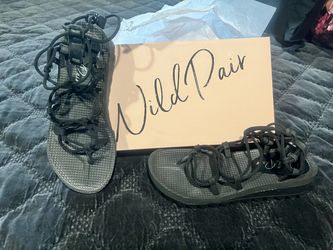 Lace up sandals