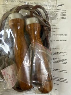 Golden Stallion leather jump rope