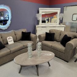2pc Sofa & Loveseat Set