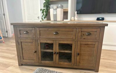 Entertainment Cabinet/Sideboard Cabinet - Walnut Color