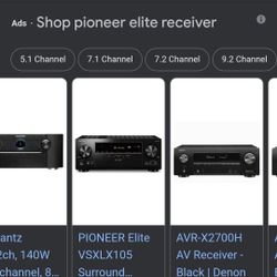 Pioneer Elite Reciever Brand New Out Of Box