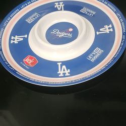 LA Dodgers Stadium Giveaways, Chips &  Dip Tray