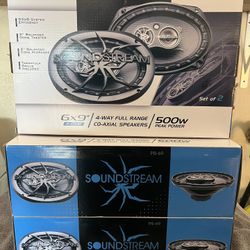 Soundstream 6x9 4 Way Speakers 