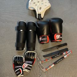 Martial Arts Self Defense Boxing Gloves Revgear Lot 