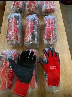 Work gloves pack of 10 pairs. Heavy duty jobs
