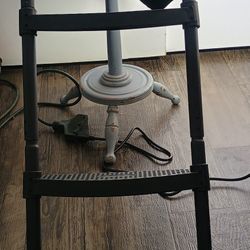 Trampoline Ladder 3-Step Trampoline Steps with Horizontal Wide Steps