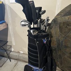 Golf Club Set And Bag