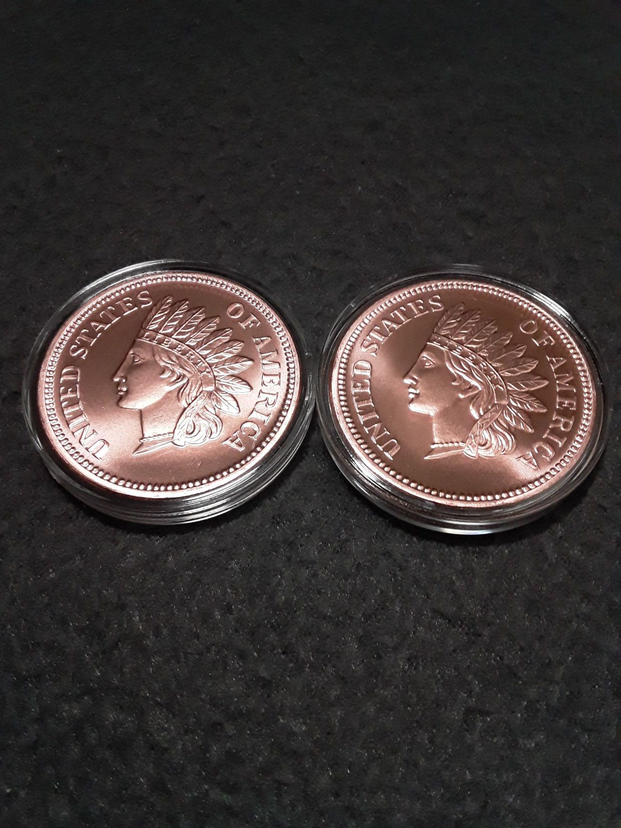 Copper Indian head pennies
