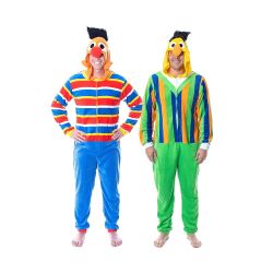Sesame Street Bert XL & Ernie Large Costumes