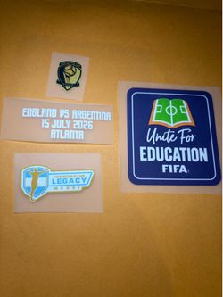 World Cup Match Detail & Patches England vs Argentina Messi Legacy