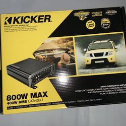 Kicker 400.1 Amplifier 