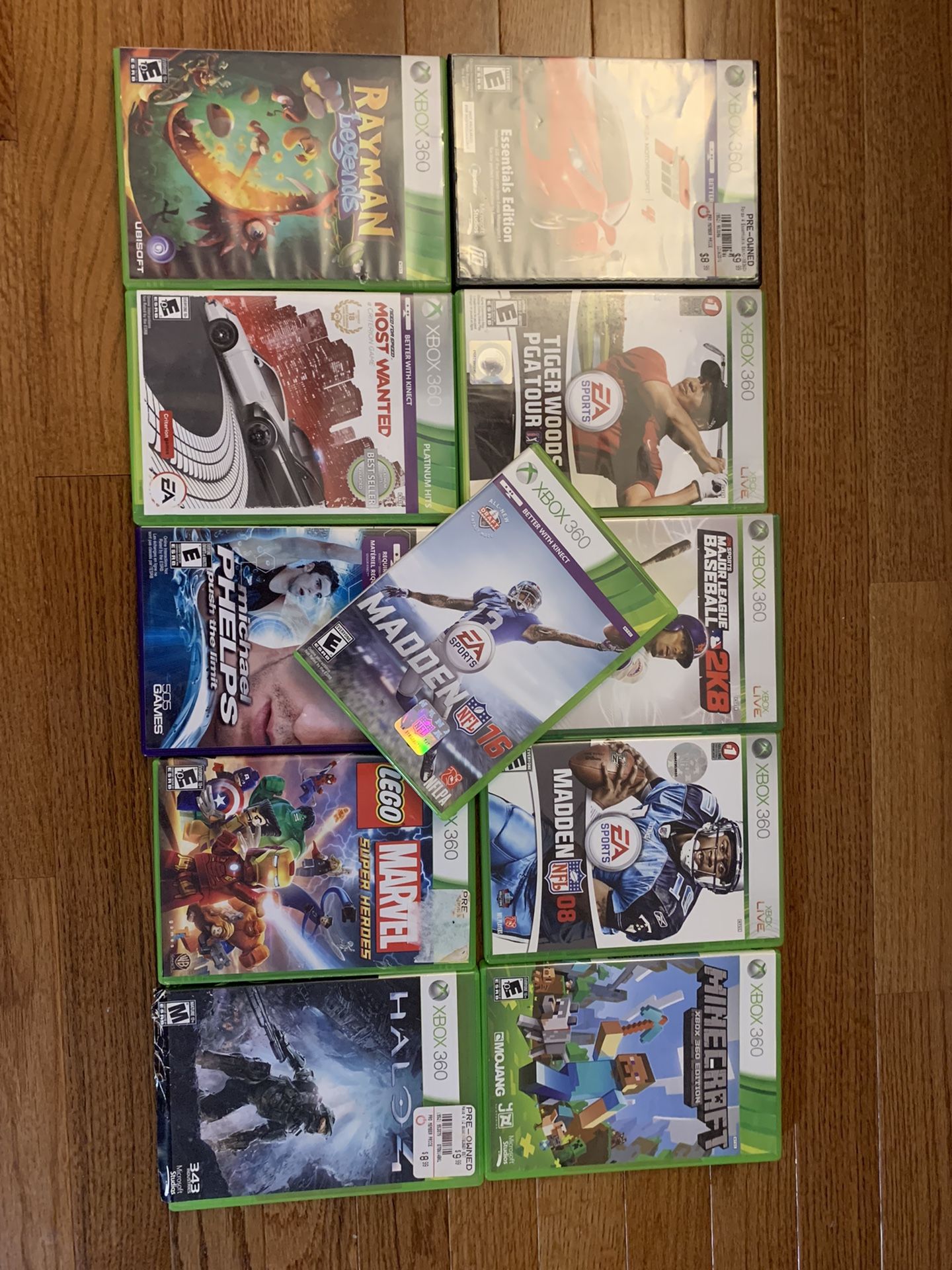 xbox 360 games GOOD CONDO