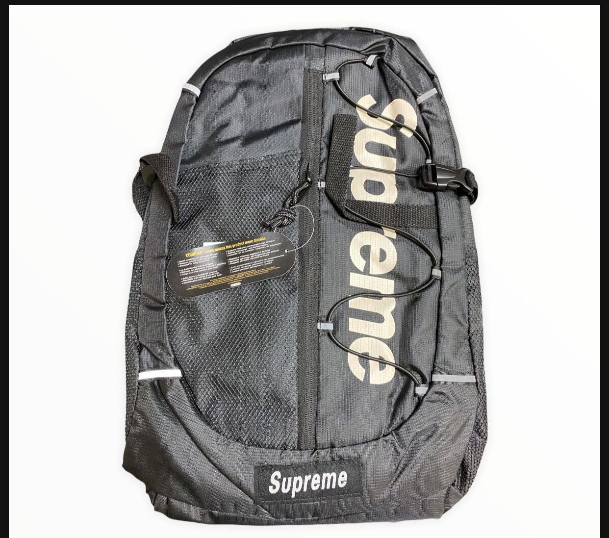 Hypestuff supreme Ss17 backpack for men and women hypebeast bag travel school college work gym bag bookbag
