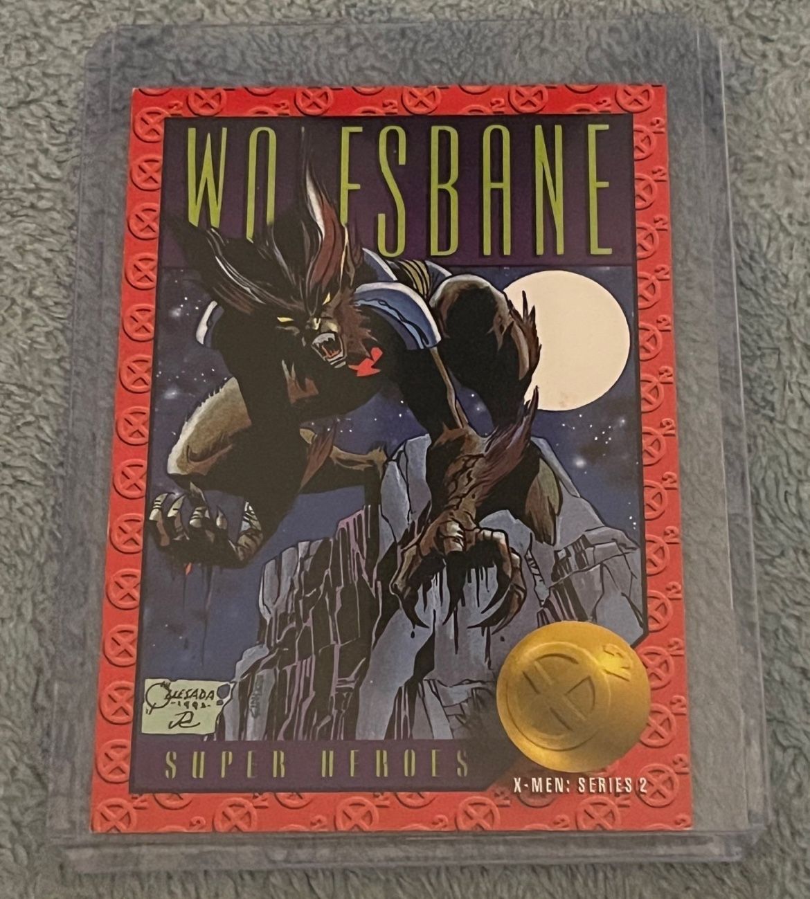 1993 SkyBox Marvel X-Men Series 2 Super Heroes WOLFSBANE #35 Trading Card