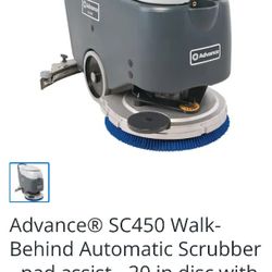 Commercial Floor Scrubber
