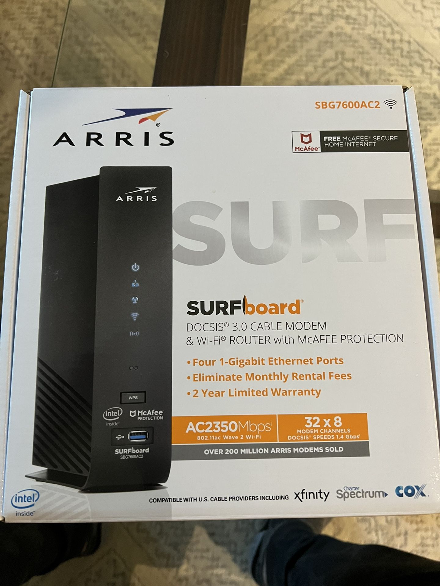 Arris Surfboard Modem And Router 