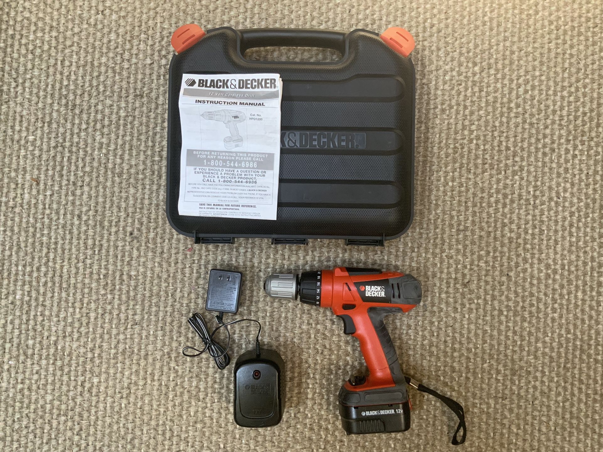 Black & Decker 12 Volt Cordless Drill - Never Used !!! for Sale in  Fairview, NC - OfferUp
