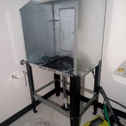 Screen Printing Wash Out Booth With Light 