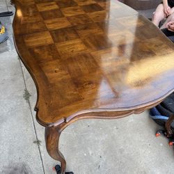 Designers LOOK!! Gorgeous Henredon Dining Table Complete With 3 Leaves-stunning 
