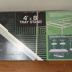 Tray stand 4'x8'