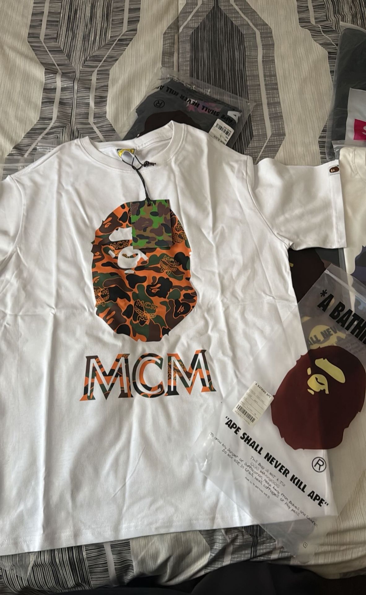 MCM BAPE SHIRT