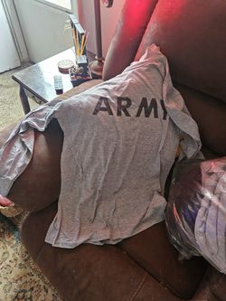 Army Jackets. Shirts. And Shorts 