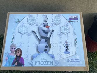 Brand New Disney Frozen Olaf Christmas animatronic