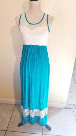 Turquoise dress