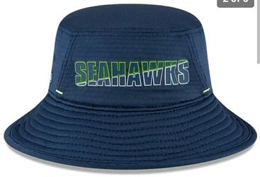 Seattle Seahawks New Era NFL 2020 Blue Training Camp Bucket hat cap one size