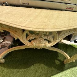 Italian Carved Serpentine  Table