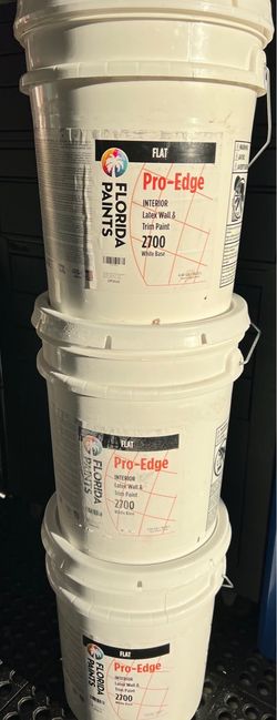 15 Gallons Pro-edge latex wall & trim paint