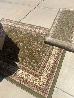 3 matching area rugs