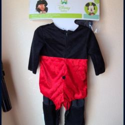 Infant sized Mickey Mouse costume. Only used once. Like New condition
