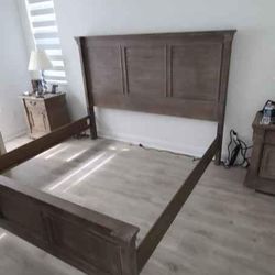 King size bed frame