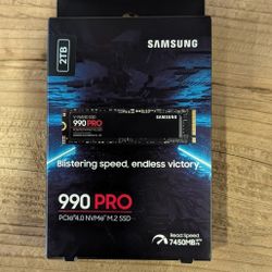 2 TB Samsung 990 Pro NVMe SSD